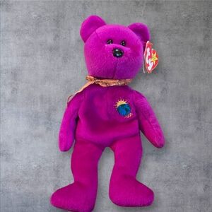 2000 Millenium Bear Ty Beanie Baby